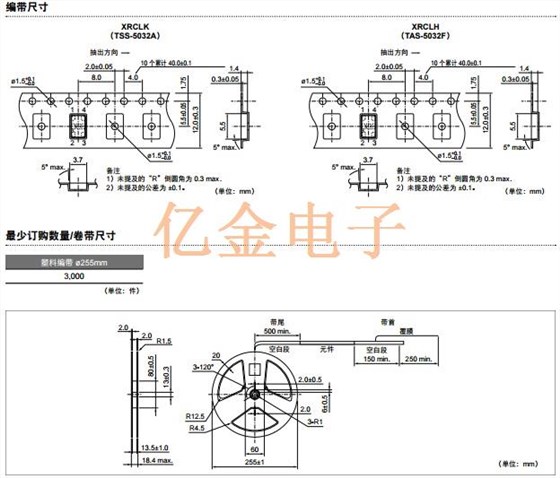 muRata石英晶體諧振器應(yīng)用以及包裝使用