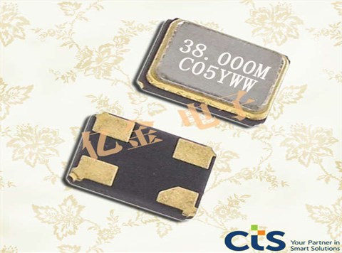 CTS晶振,石英晶體振蕩器,625晶振,625L3I032M00000晶振