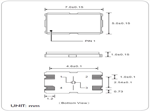 FP0600038 6.0000MHz 16PF 30PPM -40~85℃ 7050