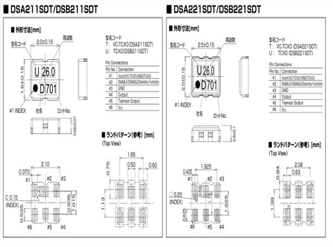 日本大真空晶體,有源晶振,DSB221SDT晶振
