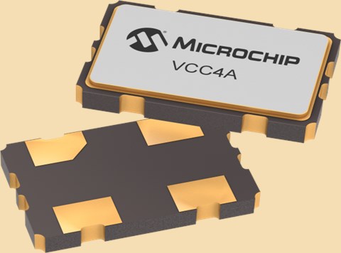 Microchip晶振,VCC4A-B3D-24M5760000TR,5032mm,6G以太網晶振