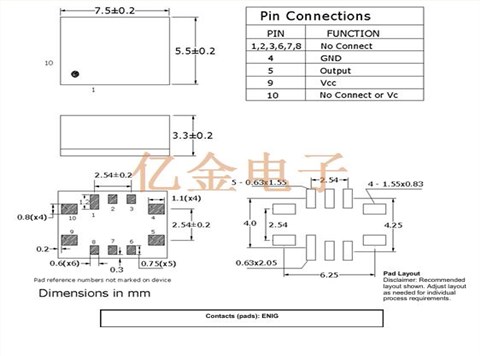 OHA4恒溫晶振,Pletronics晶振,貼片振蕩器,OHA4005-10.0M,無線通信設備晶振