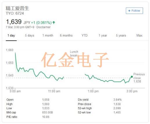 精工愛普生晶振集團為何關閉深圳工廠