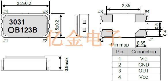 愛普生32.768K低功耗晶體振蕩器SG3031CM樣品已發售