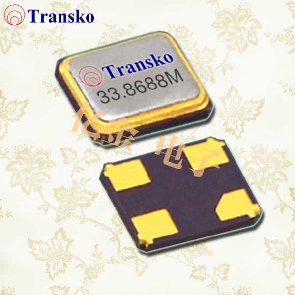 Transko晶振,6G網絡設備晶振,CS12-F3050HM05-38.400M-TR四腳晶振